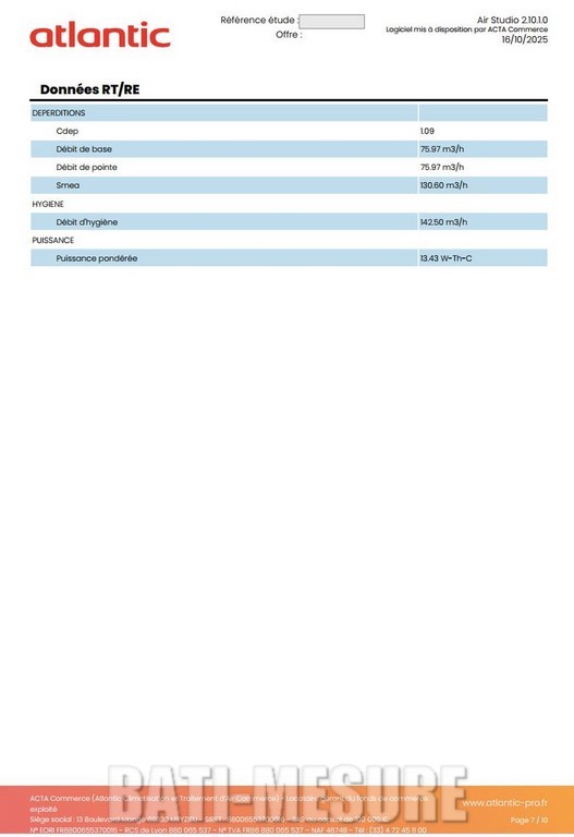 BATI-MESURE exemple de calcul d'un DIMENSIONNEMENT ventilation Page5