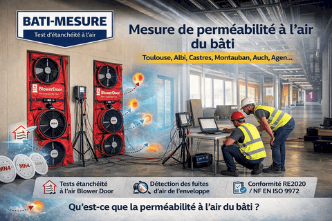 Infiltrométrie BATI MESURE TOULOUSE