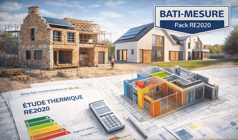 Etude thermique RE2020 BATI MESURE